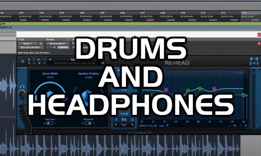 Drums On Headphones With Blue Cat’s Re-Head