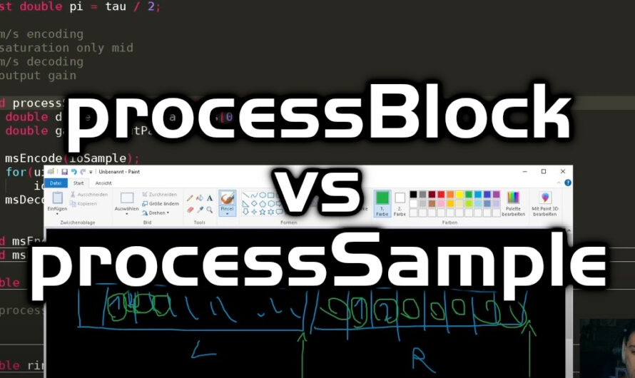 Plug’n Script: ProcessBlock vs ProcessSample