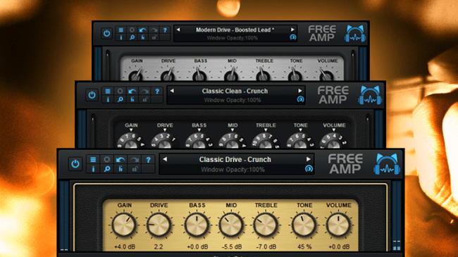 Blue Cat's Free Amp - The Free Guitar Amp Sim Plug-In (VST, AU, AAX, VST3) (Freeware)