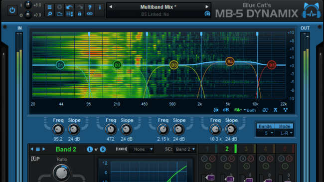 Blue Cat's MB-5 Dynamix - The All-In-One Multiband Dynamics Processor